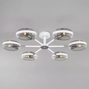 Люстра на штанге Eurosvet Gallo 70121/6 белый