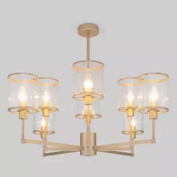 Люстра на штанге Eurosvet Inari 60144/8 золото Smart a061943