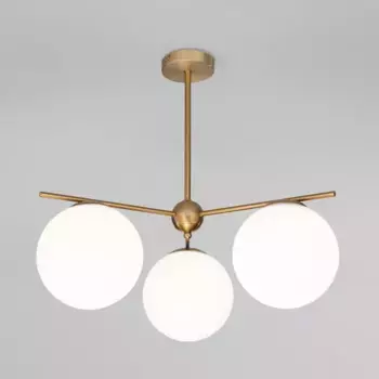 Люстра на штанге Eurosvet Marbella 60147/3 латунь