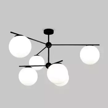 Люстра на штанге Eurosvet Marbella 60147/6 черный Smart a063852