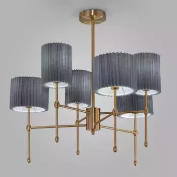 Люстра на штанге Eurosvet Notturno 60162/6 латунь Smart a065665