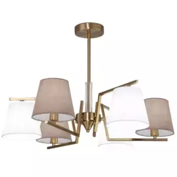 Люстра на штанге Eurosvet Ozark 60149/6 латунь Smart a064975