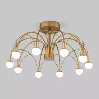 Люстра на штанге Eurosvet Ragno 90031/10 LED золото a069303