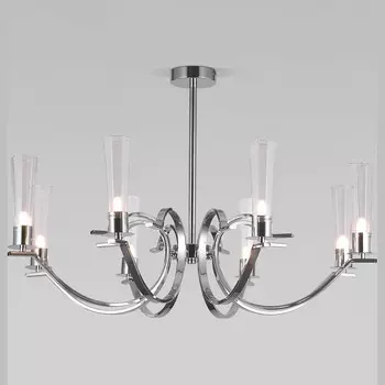 Люстра на штанге Eurosvet Rosher 60141/8 хром