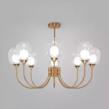 Люстра на штанге Eurosvet Spritz 70217/8 латунь