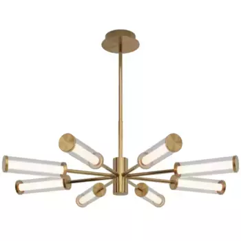 Люстра на штанге Eurosvet Stark 50386 LED латунь a067957