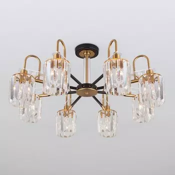 Люстра на штанге Eurosvet Tenia 70090/8 черный