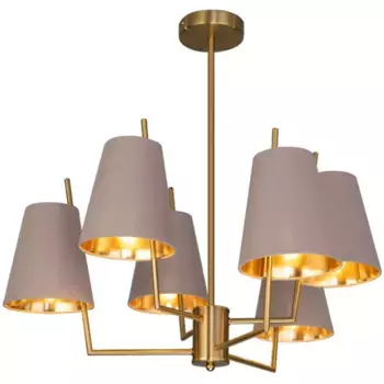 Люстра на штанге Eurosvet Topanga 60173/6 латунь Smart a069017