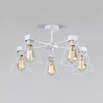 Люстра на штанге Eurosvet Trappola 70107/5 белый