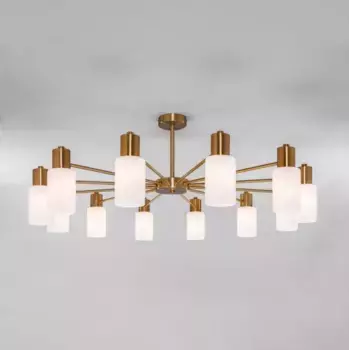 Люстра на штанге Eurosvet Vegga 70160/12 латунь Smart a057111
