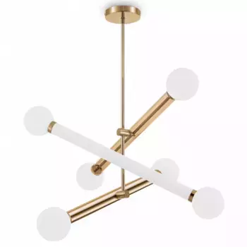 Люстра на штанге Freya Cross FR5381PL-06G