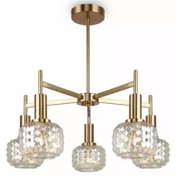 Люстра на штанге Freya Fero FR5366CL-05BS