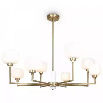 Люстра на штанге Freya Tender FR5373CL-08BS