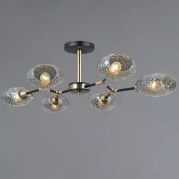 Люстра на штанге Illumico IL0272-6CSQ-25 BK AB TRENTO