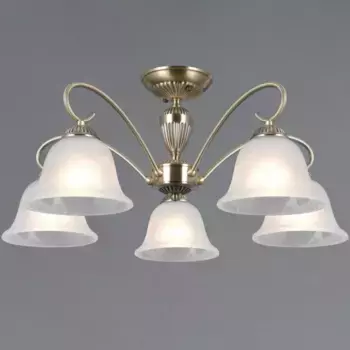 Люстра на штанге Illumico IL0696-5ASQ-25 AB AREZZO