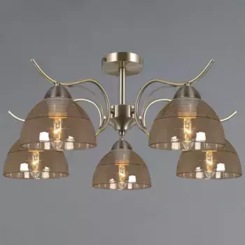 Люстра на штанге Illumico IL0733-5CSQ-25 AB AREZZO