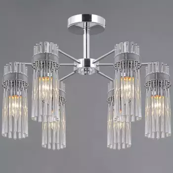 Люстра на штанге Illumico IL0761-6CSQ-25 CR GENOA