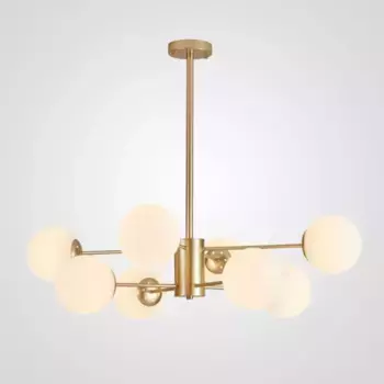 Люстра на штанге ImperiumLoft Roundi Brass 305756-23