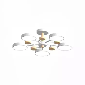 Люстра на штанге LED4U L3204-620 WH