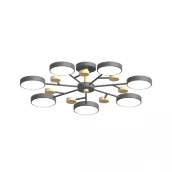 Люстра на штанге LED4U L3205-800 GR