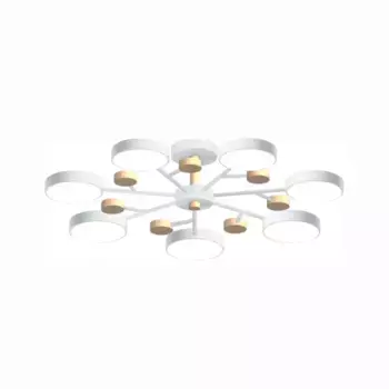 Люстра на штанге LED4U L3205-800 WH