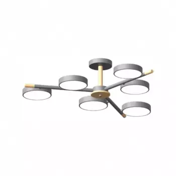 Люстра на штанге LED4U L3208-800 GR