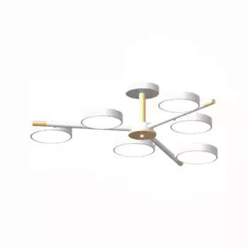 Люстра на штанге LED4U L3208-800 WH