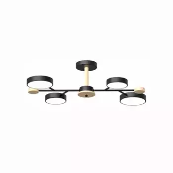 Люстра на штанге LED4U L3213-670 BK