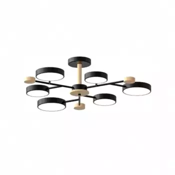 Люстра на штанге LED4U L3214-750 BK