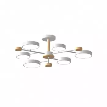 Люстра на штанге LED4U L3214-750 WH