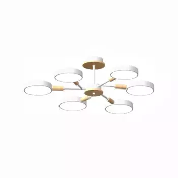 Люстра на штанге LED4U L3218-740 WH