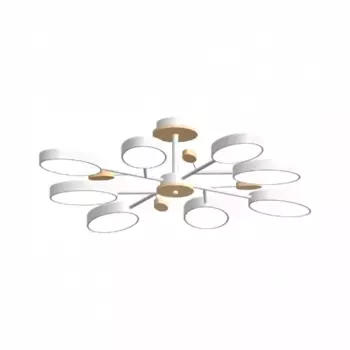 Люстра на штанге LED4U L3221-850 WH