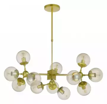 Люстра на штанге LUMINA DECO LDP 160-12 GD