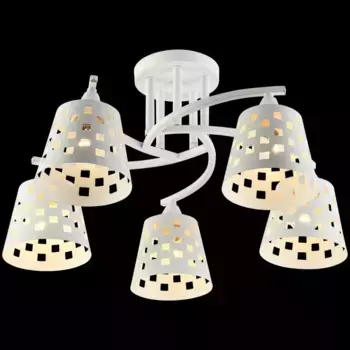 Люстра на штанге Reluce 01384-0.3-05 WH+CR