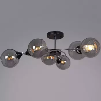 Люстра на штанге Reluce 02288-0.3-06 BK+CH