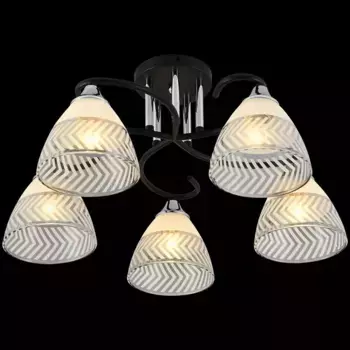 Люстра на штанге Reluce 11391-0.3-05B BK+CR