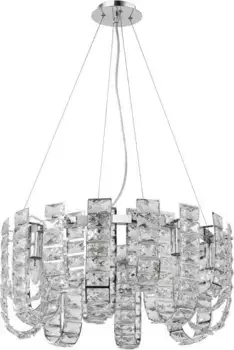 Люстра подвесная хрустальная 2172/09/08P Stilfort, серия Umiko