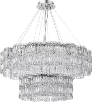 Люстра подвесная хрустальная 2174/09/26P Stilfort, серия Admire