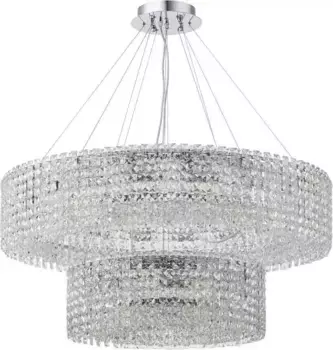 Люстра подвесная хрустальная 2179/09/26P Stilfort, серия Delone