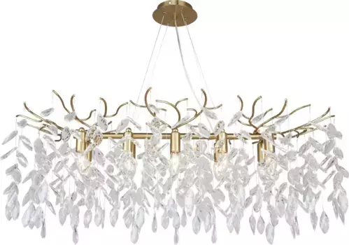 Люстра подвесная хрустальная 2180/05/10PL Stilfort, серия RAMO