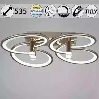 Люстра Reluce 09253-0.3-4S Champaign silver