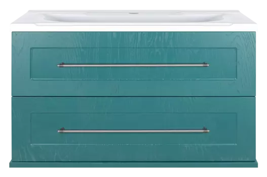 Марта -100 Тумба подвесная бирюза ПВХ