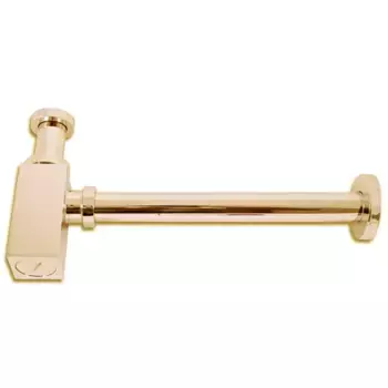 MD0233Z Сифон для умывальника 300 мм., металлический ЦВЕТ ЗОЛОТО