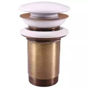 MD0485SM Водослив для умывальника CLICK - CLAK 5/4" ЦВЕТ БРОНЗА