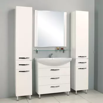 Комплект мебели напольный Aquaton Ария Н 80 белый