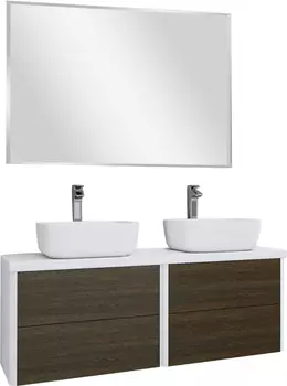 Мебель для ванной Акватон Брук 120 (60+60) дуб феррара