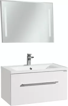 Мебель для ванной Акватон Мадрид 80 белая с ящиком