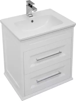 Тумба под раковину подвесная Aquanet Бостон М 60 белая