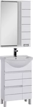 Мебель для ванной Aquanet Доминика 55 белая