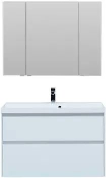 Тумба для комплекта Aquanet Гласс 100